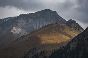 Deserted Town Square Prints: Dramatic mountains and rocks, mountain valley