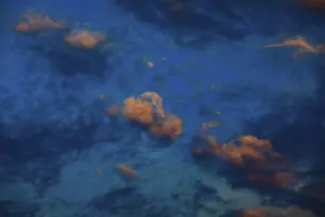 Dramatic Clouds Europe Prints: Dramatic red cloudscape at dusk