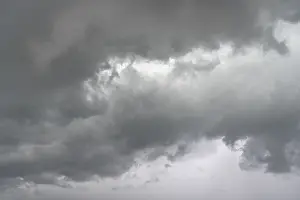 Cloudy Atmospheric Conditions Prints: Dramatic storm clouds during a thunderstorm