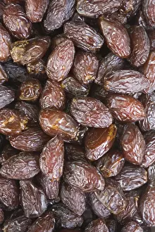 Full Frame Food Images Prints: Dried dates (Phoenix)