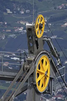 Cable Car Transport Prints: Driving a cable car