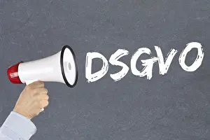 Stuttgart Germany Prints: DSGVO Basic Data Protection Regulation