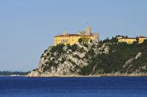 Historic Building Architecture Italy Prints: Duino Castello near Trieste, Italy