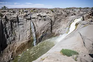 Augrabies Falls National Park Prints: Dumping at the Orange River Waterfall