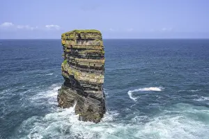 Uninhabited Irish Coastline Prints: Dun Briste Sea Stack at Downpatrick Head