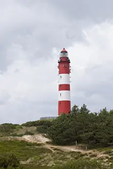 Amrum Lighthouse Prints: Dune landscape with lighthouse