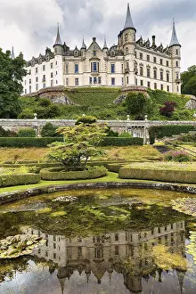 Scottish Highlands Landscape Photo Prints: Dunrobin Castle and Garden, Reflection