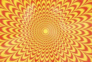 Filling The Format Image Prints: Dynamic pattern, orange, yellow