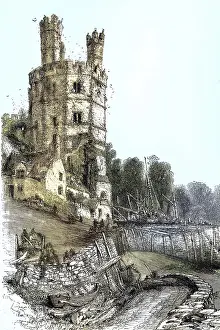 Wales Castles Prints: The Eagle Tower, Eagle Tower, Caernarfon Castle