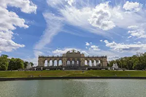 Tourist Attraction Vienna Austria Prints: Early Classicist collonade Gloriette