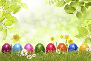 Easter Bunny Figurine Prints: Easter 90