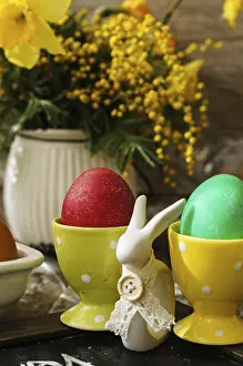 Easter Bunny Prints: Easter time, spring flowers, easter eggs and easter bunny