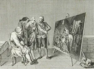 European Woodcut Art Prints: The effects of sensitivity on the four different temperaments