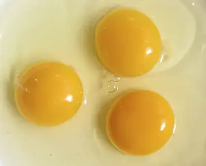 Food Images Prints: Three eggs