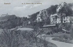 Central Europe Depiction Prints: Eisenach, Thuringia, Germany, view around ca 1910