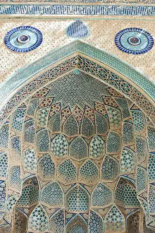 Memorial Prints: Elaborately Decorated Gateway Ivan Print, Natanz, Iran