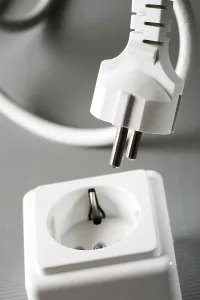 Power Supply Line Prints: Electrical plug and outlet (socket)