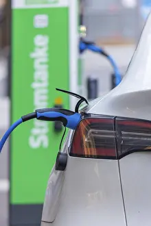 Electric Car Charging Prints: Electromobility, electric car, e-car