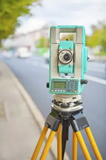 Scientific Research Equipment Photo Prints: Electronical theodolite