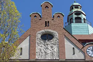 German Educational Institution Prints: Detail of the elementary school Dr