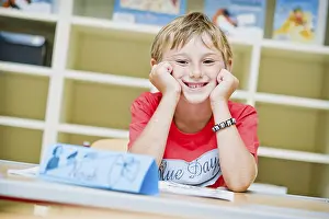 Primary School Classroom Prints: Elementary school student