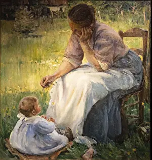 Balearic Islands Tourist Attraction Prints: Elisabeth Nourse, Under the Trees