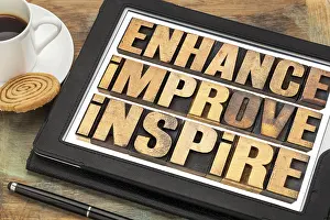 Motivational Typography Prints: Enhance, improve