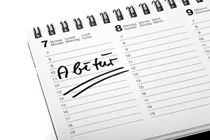 Time Management Calendar Prints: Entry 'Abitur', graduation