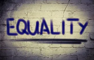 Deserted Highway Prints: Equality Concept