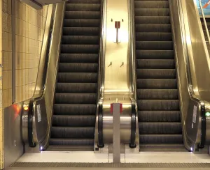 Metro Passenger Traffic Prints: Escalator
