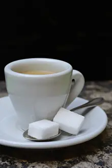 Espresso Cup Prints: Espresso Cup with Sugar Cube