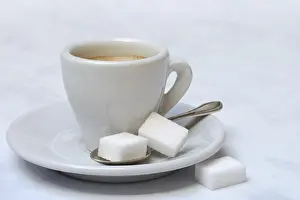 Espresso Cup Prints: Espresso Cup with Sugar Cube