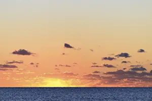 North Sea Germany Prints: Evening mood shortly after sunset