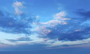 Dramatic Clouds Prints: Evening sky with dramatic clouds