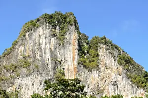 Rocky Cliff Views Prints: Exotic high cliffs of limestone mountain