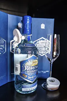 UNESCO World Heritage Sites In Mexico Prints: Expensive Tequila bottles, Unesco site Tequila