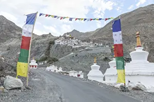 Tibetan Buddhism Prints: Explore the serene beauty of Diskit Monastery