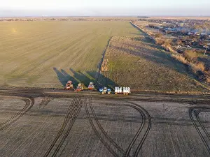 Agricultural Landscape Photos Prints: Export of fertilizer to the fields