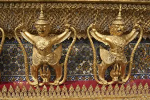 Emerald Buddha Temple Prints: External decorations of the Ubosoth