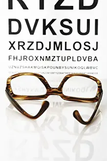 Reading Glasses Prints: Eyesight test