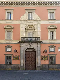 Prints of Facade of Palazzo Conte Bracci, Grand Hotel Royal, Orvieto, Umbria, Italy Orvieto Prints: Facade of Palazzo Conte Bracci Print, Orvieto, Italy