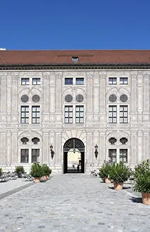 Munich Residence Prints: Facade and Tor tor in the Kaiserhof