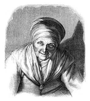 Old Illustration Art Prints: Facsimile of an engraving chisel
