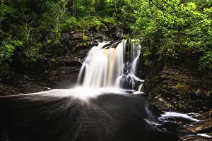 Scottish Waterfalls UK Prints: Falls of Falloch, Waterfall on River Falloch