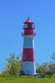 Blue Sky Landscapes Europe Prints: Falshoeft lighthouse, navigation