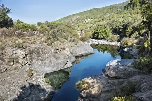 Corsica River Landscape Prints: Fango river between rocks, Tuarelli