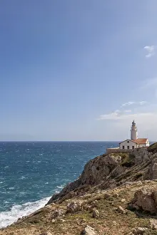 Far De Capdepera Lighthouse Prints: Far de Capdepera lighthouse, cliffs