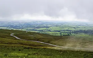 Uninhabited Farm Fields England Prints: Farms and Fields from Hartside Pass