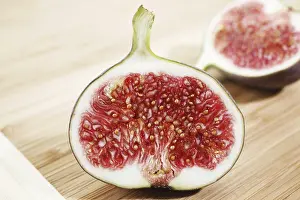 Freshly Sliced Figs Prints: Fig, halved
