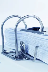 File Folder Storage Prints: A file folder with documents and papers